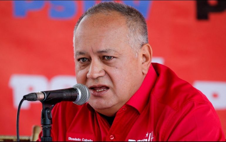 Diosdado Cabello, ministro de Relaciones Interiores, Justicia y Paz de Venezuela. ESPECIAL