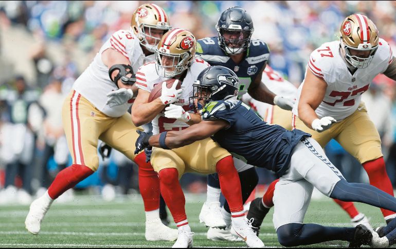 Los 49ers y los Seahawks suelen dar encuentros peleados. AFP
