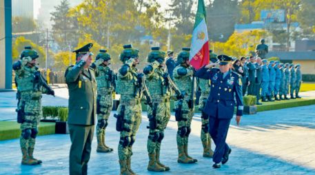Miguel Eduardo Hernández Velázquez asumió como inspector y contralor general del Ejército, Fuerza Aérea y Guardia Nacional durante una ceremonia oficial. ESPECIAL