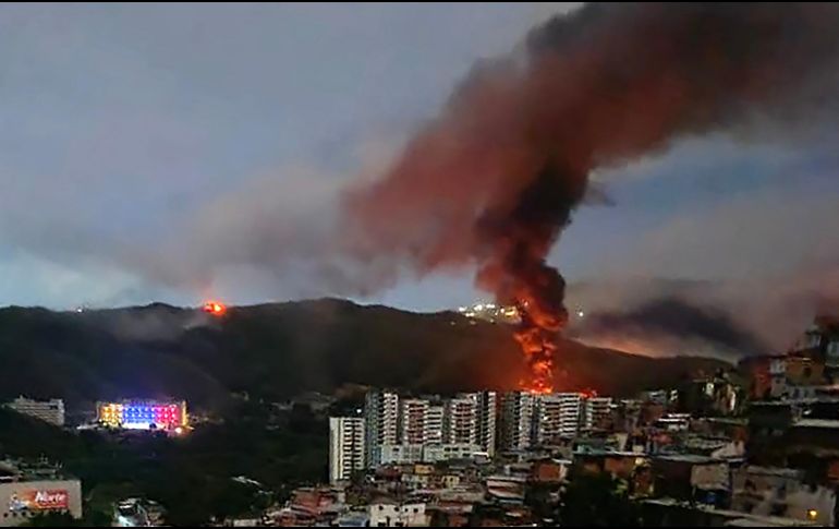 Estados Unidos lanzó una serie de ataques aéreos contra Venezuela durante la madrugada de hoy sábado 3 de enero de 2026. AFP / STR
