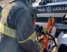 El accidente fue atendido durante la mañana de este sábado 3 de enero. ESPECIAL / FACEBOOK Protección Civil y Bomberos Gdl