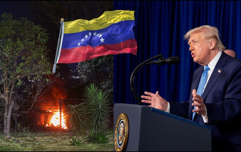 Esto dicen tres académicos de universidades privadas con sede en Guadalajara sobre el ataque de EU a Venezuela y la detención de Maduro. EFE / MIGUEL GUTIÉRREZ / NICOLE COMBEAU /