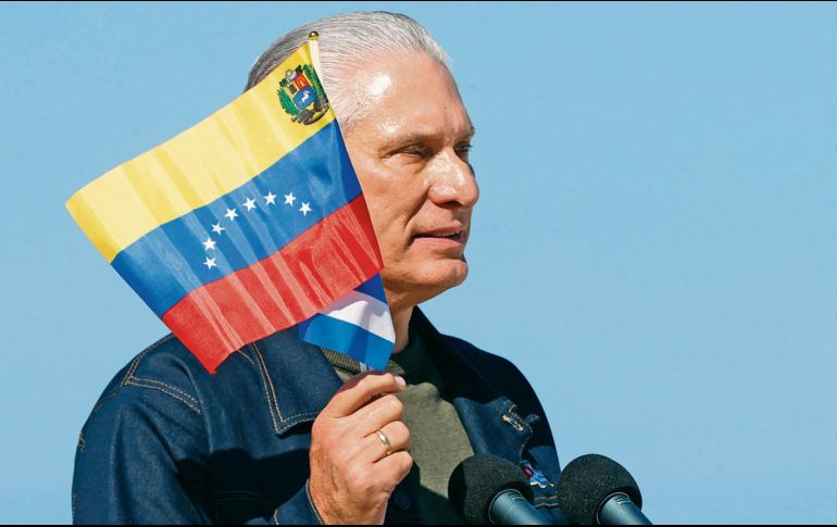 El presidente cubano, Miguel Díaz-Canel, llamó a movilizarse en favor de Venezuela. EFE