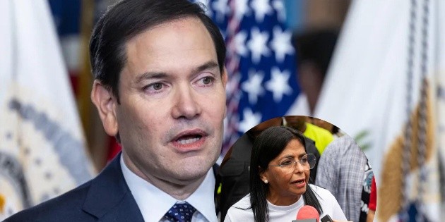 Estados Unidos puede trabajar mejor con Delcy Rodr&iacute;guez que con Maduro, asegura Rubio