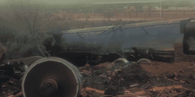 Descarrila en Nogales tren con carga de jarabe de ma&iacute;z