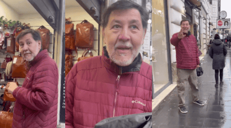 En el video se escucha como la persona que lo graba acusa a Noroña de ser un corrupto y defender a Nicolás Maduro. 