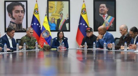 En su mensaje, Rodríguez reiteró la vocación de paz del país sudamericano y afirmó que Venezuela aspira a desarrollarse sin amenazas externas, dentro de un marco de respeto y cooperación interalnacion. EFE