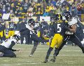 La patada de 44 yardas de Tyler Loop se desvió a la derecha, dándole el triunfo a los Steelers. AFP