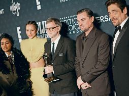 “One battle after another” se coronó como Mejor película en la ceremonia. AFP