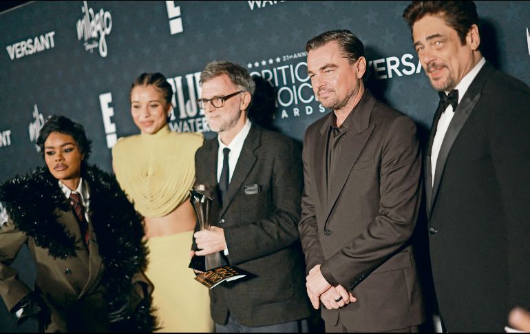 “One battle after another” se coronó como Mejor película en la ceremonia. AFP