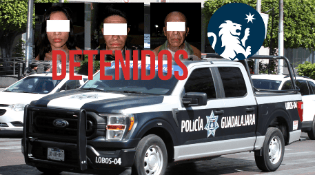 Policía de Guadalajara anunció la detención de tres personas realizada el día de ayer. EL INFORMADOR / ARCHIVO