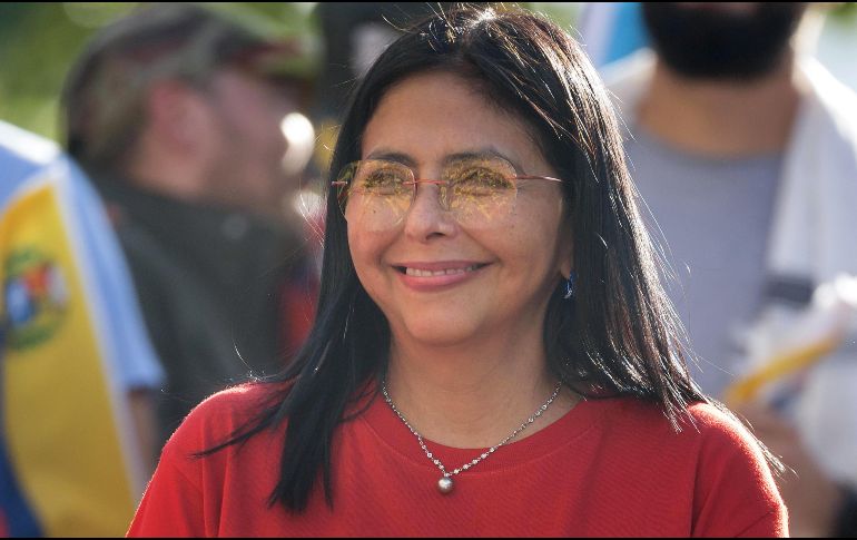 Delcy Rodríguez, de 56 años, forma parte del núcleo duro del poder político venezolano. EFE/ARCHIVO