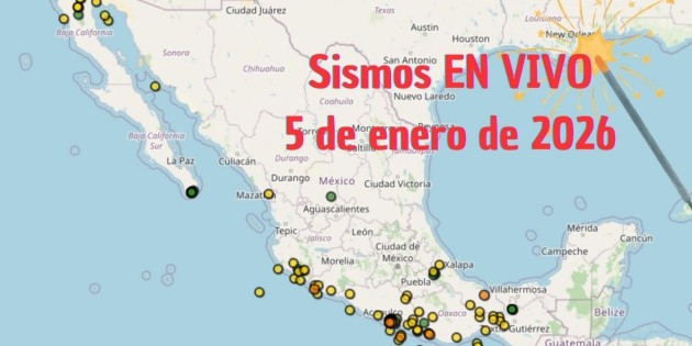 Sismos en M&eacute;xico | EN VIVO | 5 de enero