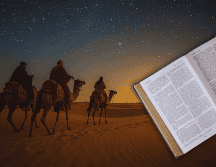 Los sabios de Oriente siguieron su camino hasta que la estrella que seguían se detuvo sobre el lugar donde se encontraba el niño Jesús y sus padres. ESPECIAL / CANVA