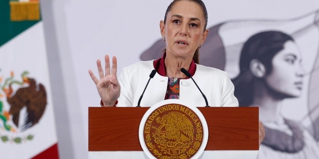 Sheinbaum no ve riesgo de "invasi&oacute;n" a M&eacute;xico y descarta llamada a Trump