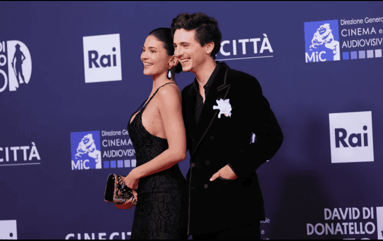 Timothée Chalamet dedicó emotivas palabras a su novia Kylie Jenner. EFE/ARCHIVO