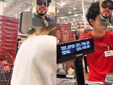 El material fue publicado por el creador identificado como @pabloantonioguzm2 y muestra varios carritos repletos de cajas con roscas dentro de una sucursal de la tienda. ESPECIAL.