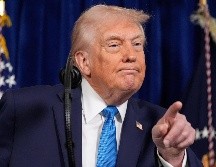 Trump reiteró que Estados Unidos está a cargo de Venezuela y advirtió a Rodríguez —quien pasó de ser vicepresidenta de Maduro a presidenta interina— que enfrentará consecuencias más severas si no “hace lo correcto”. AP/ A. Brandon.