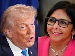 El presidente de Estados Unidos afirmó que la presidenta interina de Venezuela estaría “colaborando” con las autoridades estadounidenses. AP/ A. Brandon, P. Golovkin.