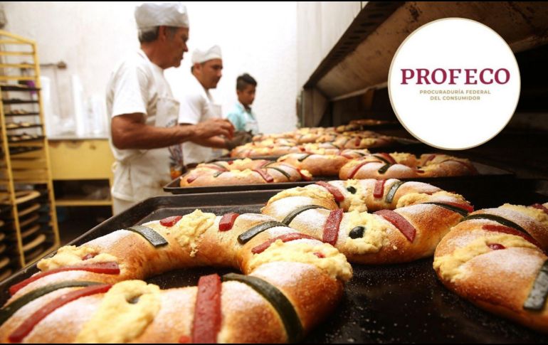 Profeco recomienda comparar precios de la Rosca de Reyes para cuidar el gasto familiar.
EL INFORMADOR/ARCHIVO/ESPECIAL