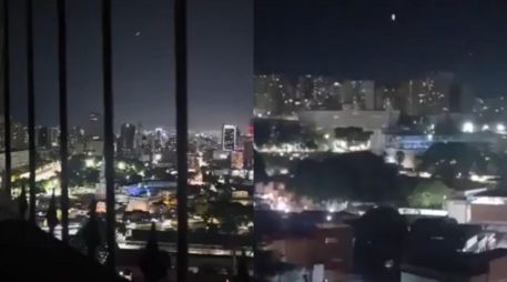 En redes sociales circularon videos en los que se escuchan disparos cerca del palacio presidencial de Miraflores. ESPECIAL.
