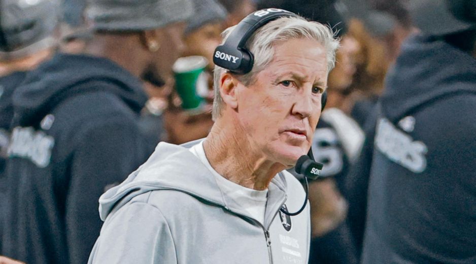 Pete Carroll no funcionó en Las Vegas. AFP/E. Miller