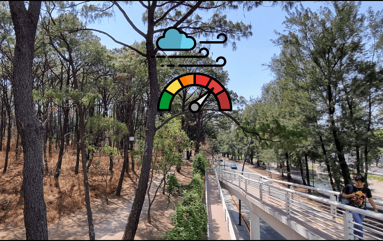 Índice de la calidad por zonas del AMG. EL INFORMADOR / ARCHIVO