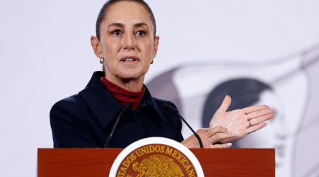 Sheinbaum reiteró la postura de México sobre el rechazo a la intervención estadounidense. EFE/S. Gutiérrez