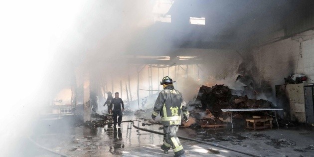 Reportan incendio en una concretera de Tlaquepaque
