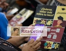 Se espera que la Beca Rita Cetina para primaria sea un apoyo utilizado para cubrir los gastos de útiles y uniformes escolares. ESPECIAL