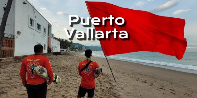 Puerto Vallarta: Activan bandera roja en estas playas del municipio