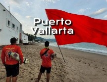 El sistema de banderas de seguridad advierte el estado de las playas de Puerto Vallarta este martes 6 de enero de 2026. ESPECIAL / FACEBOOK Protección Civil y Bomberos Puerto Vallarta