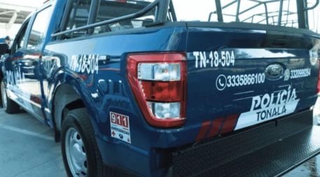 La Policía de Tonalá fungió como primer respondiente del hecho que ocurrió durante las primeras horas del día. ESPECIAL/Gobierno de Tonalá