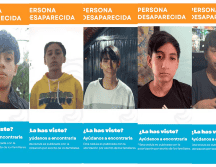 Según las fichas de búsqueda, Andy y Luis Fernando fueron vistos por última vez el día 3 de enero, mientras que Alexander, Aarón Maximiliano y Cristopher Abraham desaparecieron el 4 de enero. CORTESÍA