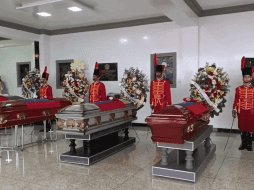 A través de un video difundido este martes en su cuenta oficial de Instagram, la FANB mostró fragmentos de la ceremonia fúnebre. EFE