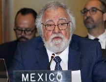 Alejandro Encinas condenó ante la OEA la agresión de Estados Unidos contra Venezuela. EFE/ L. Nolly.