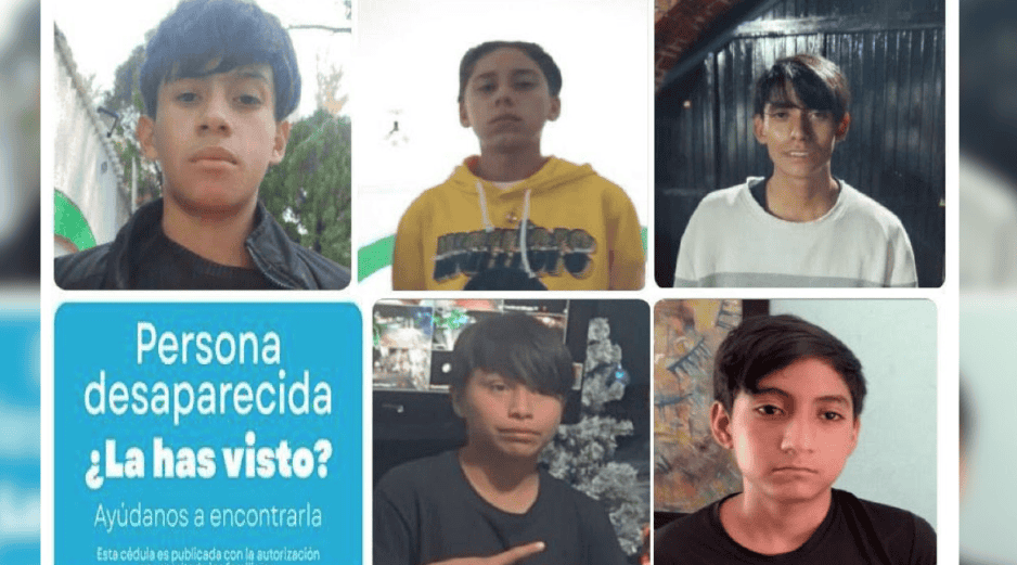 Alexander Ortega Vázquez, Andy Gael Castro Rodríguez y Aarón Maximiliano Jaramillo Hernández de 14 años, también las de Luis Fernando González Ramírez y Cristopher Abraham Flores Gómez, ambos de 15 años. ESPECIAL