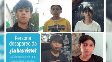 Alexander Ortega Vázquez, Andy Gael Castro Rodríguez y Aarón Maximiliano Jaramillo Hernández de 14 años, también las de Luis Fernando González Ramírez y Cristopher Abraham Flores Gómez, ambos de 15 años. ESPECIAL