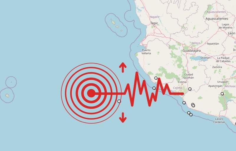 &nbsp;Sismo en Jalisco. ESPECIAL / SSN