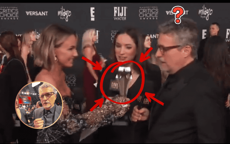 Moura y Kleber Mendonça Filho subieron al escenario en los Critics Choice Awards después de ganar la Mejor Película Internacional con 