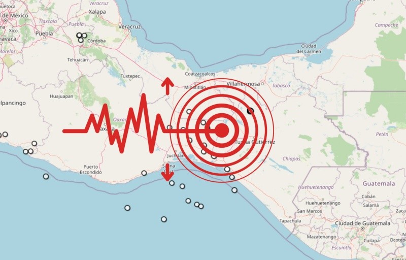 Sismo en Chiapas. ESPECIAL / SSN&nbsp;