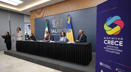 La secretaria de Desarrollo Económico, Cindy Blanco, dijo que la estrategia busca mitigar riesgos y beneficiar a las empresas para que cumplan con estándares nacionales e internacionales. EL INFORMADOR / A. NAVARRO