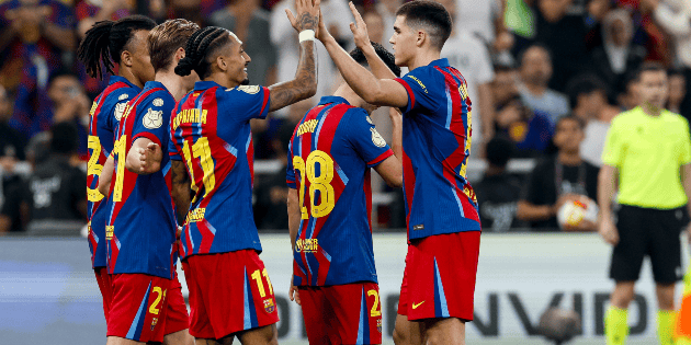 Barcelona golea al Athletic y est&aacute; en la Gran Final de la Supercopa de Espa&ntilde;a