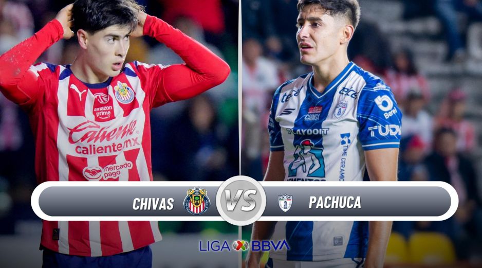 Chivas y Pachuca se enfrentan en su debut del Clausura 2026 de la Liga MX. ESPECIAL / IMAGO7 y CANVA