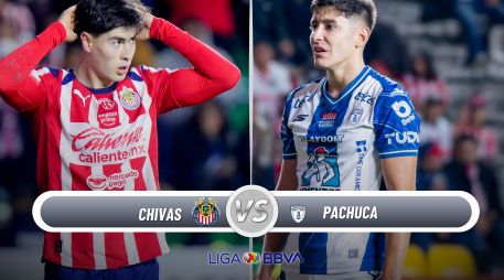 Chivas y Pachuca se enfrentan en su debut del Clausura 2026 de la Liga MX. ESPECIAL / IMAGO7 y CANVA