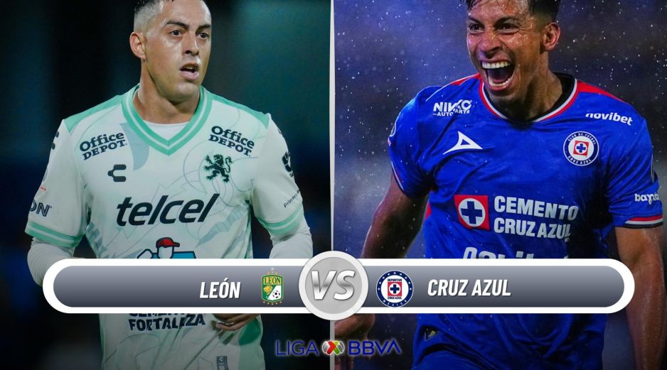 Cruz Azul visita a León en la Jornada 1 del Clausura 2026 de la Liga MX. ESPECIAL / IMAGO7 y CANVA