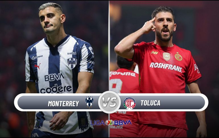 Toluca debuta como bicampeón ante Monterrey en la Jornada 1 del Clausura 2026. ESPECIAL / IMAGO7 y CANVA