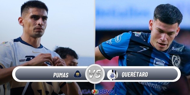 Pumas vs Quer&eacute;taro: EN VIVO, horario y d&oacute;nde ver la Jornada 1 del Clausura 2026