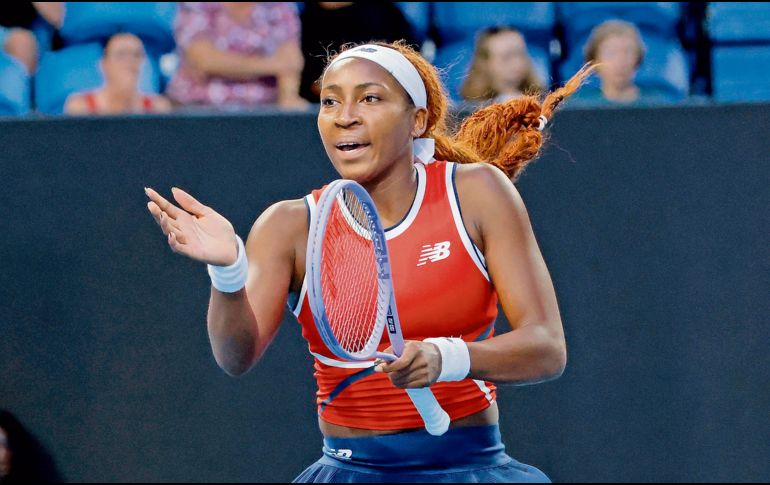 La estadounidense ganó dos veces: una en individuales y luego en la victoria decisiva en dobles mixtos. EFE/R. Windwright