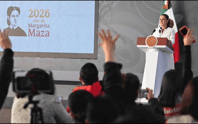 “Este es el resultado de una estrategia de seguridad que va dando resultados y de una coordinación muy estrecha de todas las áreas de seguridad”, aseveró Sheinbaum. SUN/ESPECIAL/Presidencia de México